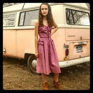 Backless Vintage Jessica McClintock Dress